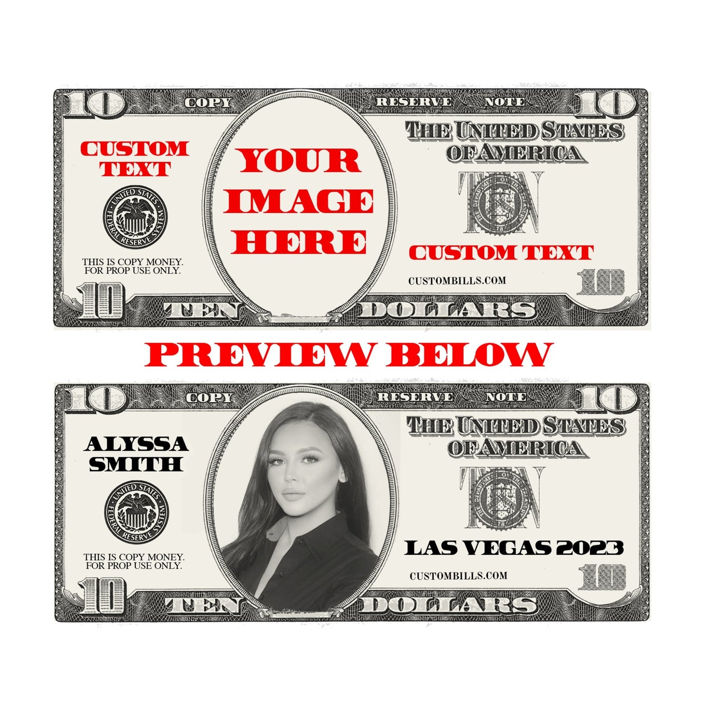 Customize Your Own Dollar Bills - Custom Bills