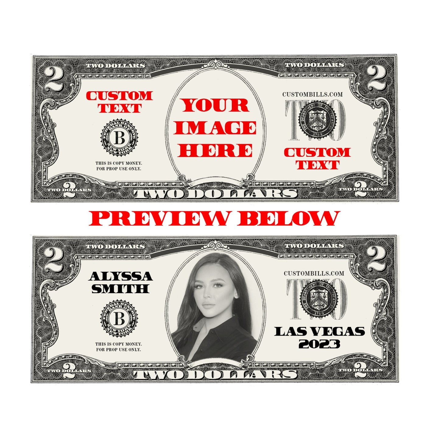 Customize Your Own Dollar Bills - Custom Bills