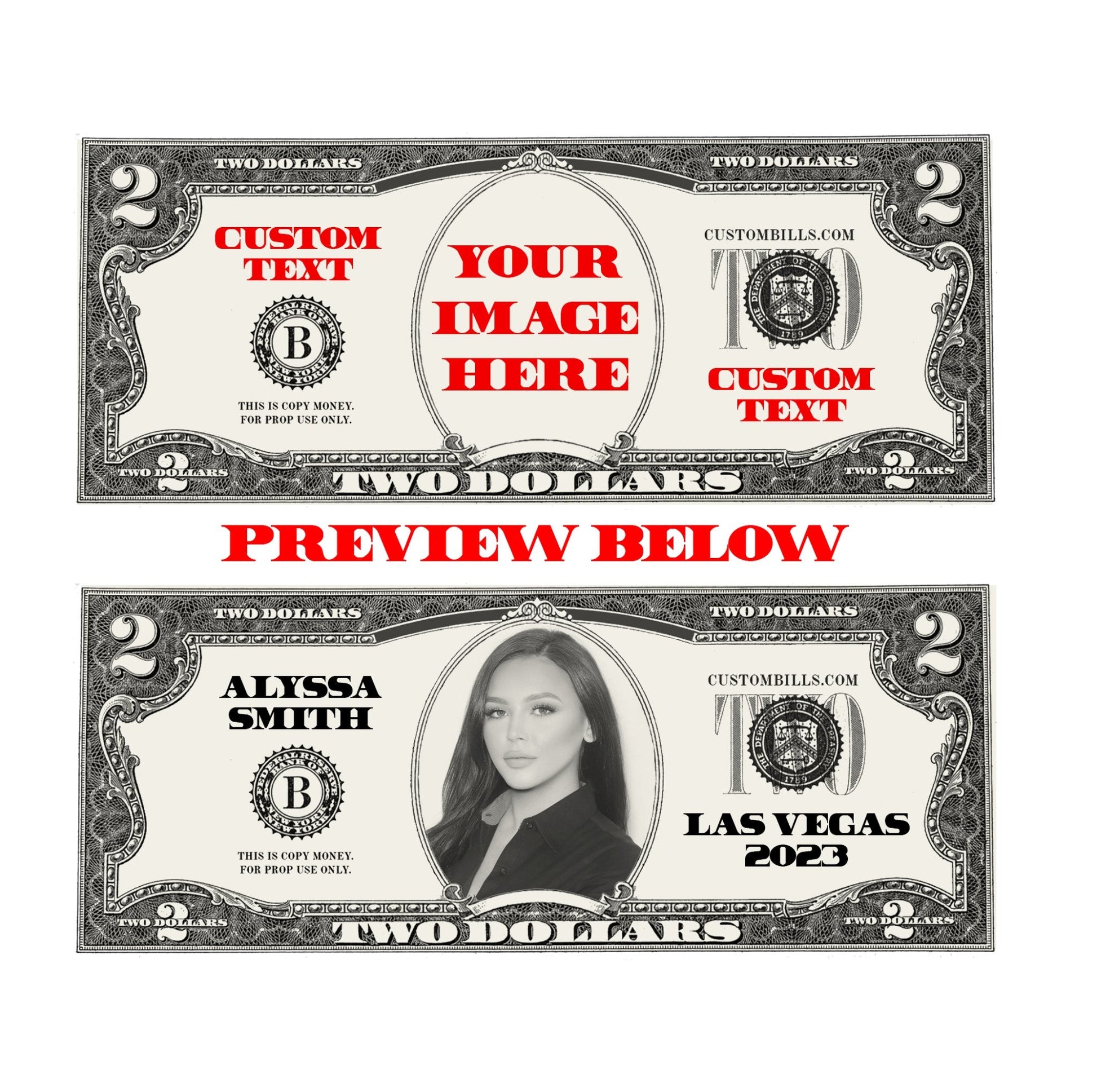 Customize Your Own Dollar Bills - Custom Bills