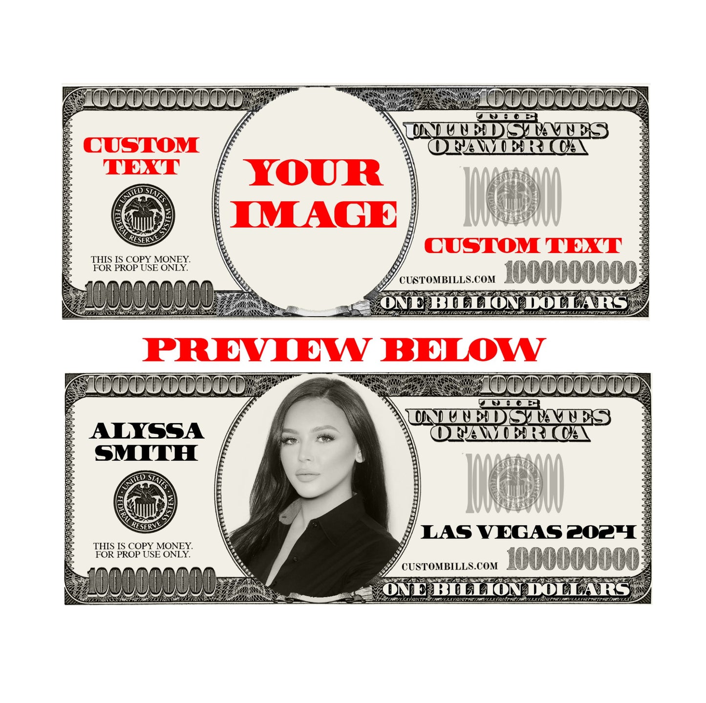 Customize Your Own Dollar Bills - Custom Bills