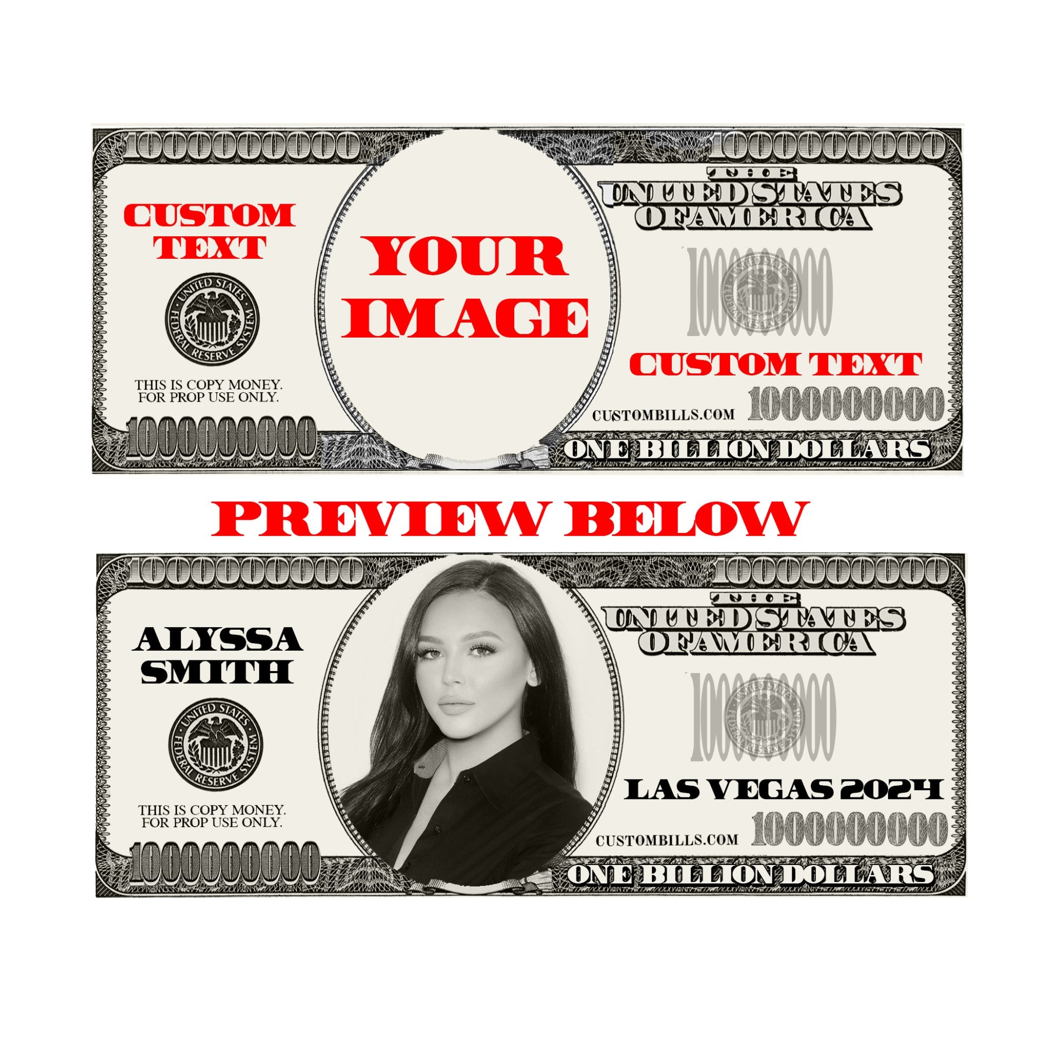 Custom Bills: Create Your Own Dollar Bills